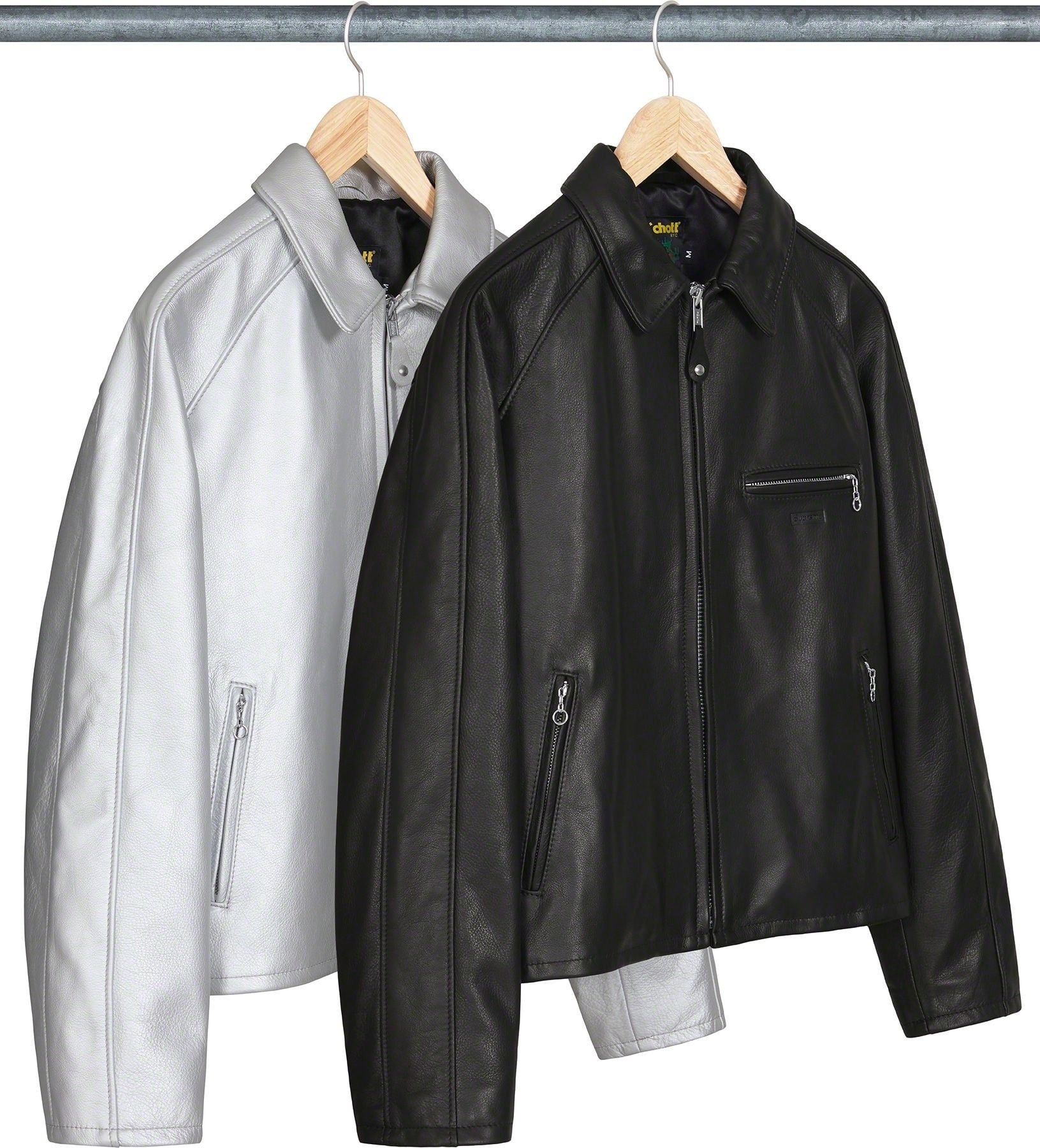 Supreme®/Schott® Leather Racer Jacket